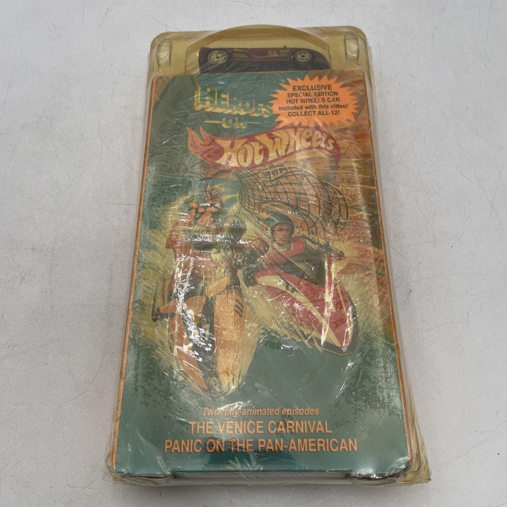 Heroes on Hot Wheels 1991 VHS Venice Carnival & Panic with Purple VW BUG 1:64